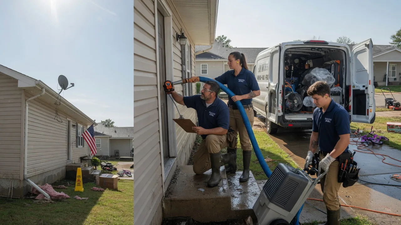 Ceiling Water Damage Restoration in Chaplin, CT near me